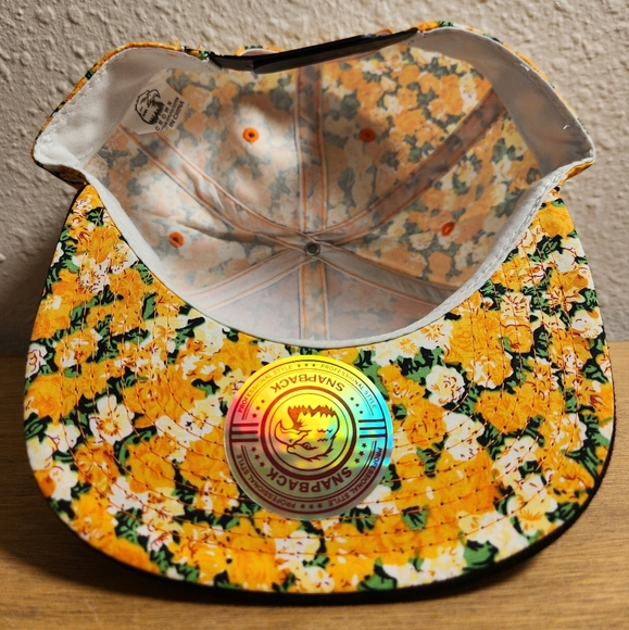 Floral Crown Snapback Hat Blank - Picture 4 of 4